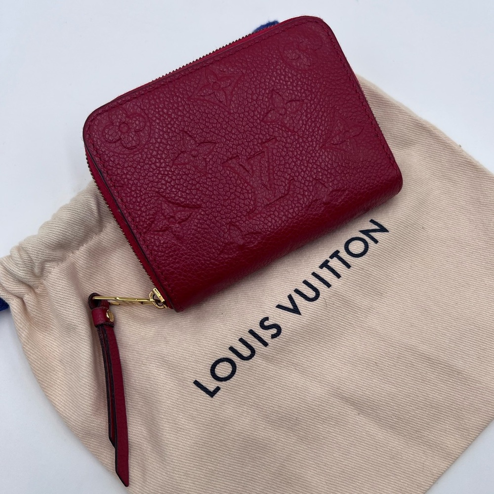 ♥️ Louis Vuitton Empriente Zippy Coin Wallet Red♥️